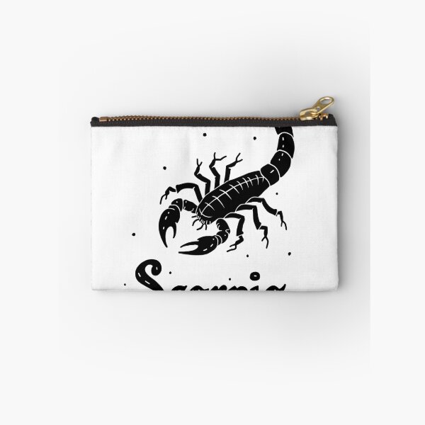 Item preview, Scorpio: Starry Night Intrigue - Bold Scorpion Line Art designed and sold by Qubivibe.
