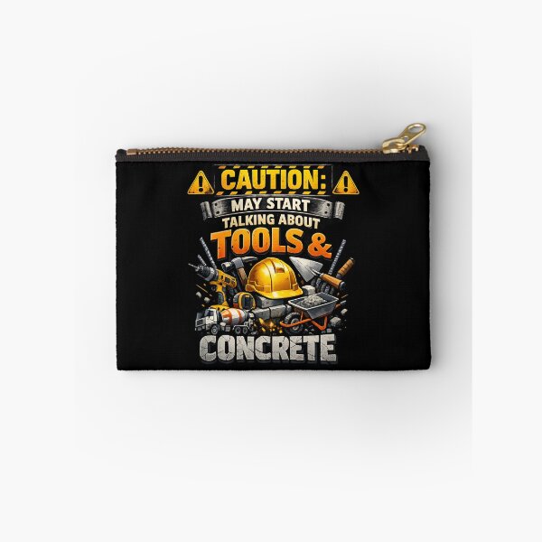 Item preview, Caution May Start Talking About Tools & concrete – Funny Construction Worker designed and sold by SidTastic .