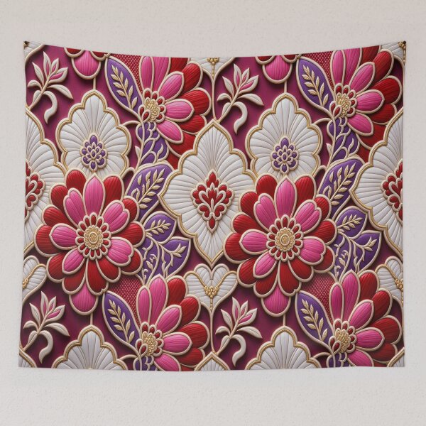 Item preview, 3D Ornate Floral Baroque Butterfly & Seamless Pattern designed and sold by Breezes-of-Ida.