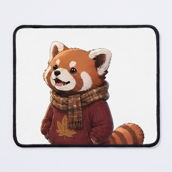 Item preview, Cozy Fall Red Panda – Autumn Animal Gift designed and sold by Icareis-Studios.