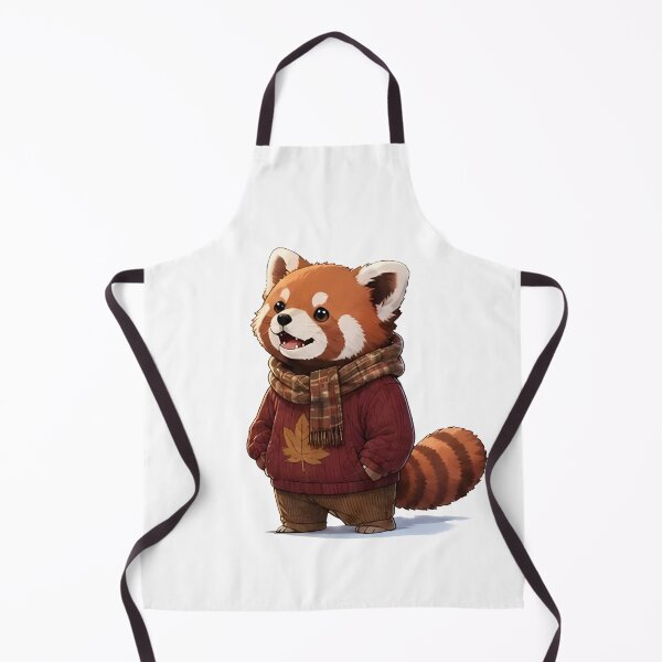 Item preview, Cozy Fall Red Panda – Autumn Animal Gift designed and sold by Icareis-Studios.