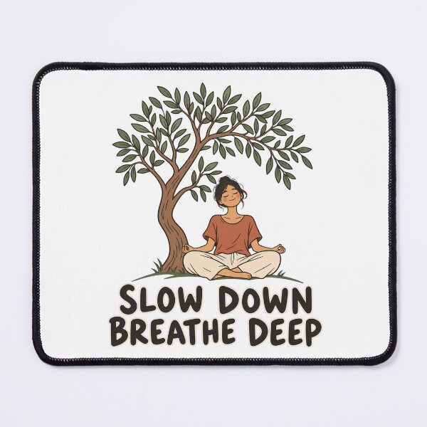 Item preview, Slow Down Breathe Deep Peaceful Tree Meditation designed and sold by FujinStore24.