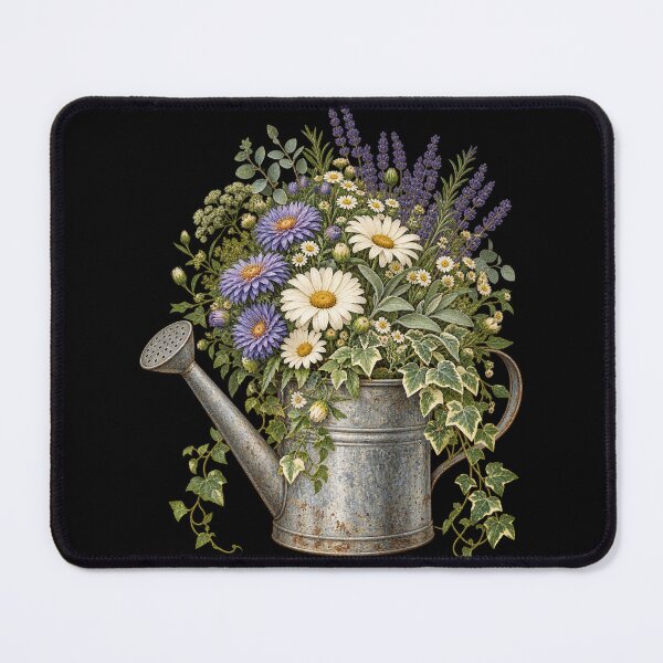 Item preview, Vintage Watering Can Wildflowers designed and sold by haitrieuic96.