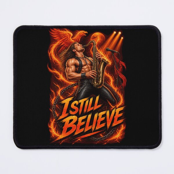 Item preview, I STILL BELIEVE Saxophone Phoenix Fire Rock Music designed and sold by MarianBetty.
