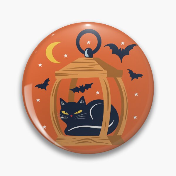 Item preview, Halloween Black Cat Lantern designed and sold by IvysCreativityHouse.