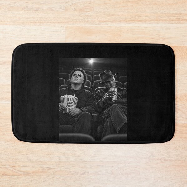 Item preview, Freddy Krueger Tshirts Freddy-Krueger And Michael Myers At The Movie Theater Halloween Horror designed and sold by welshverniceABC.