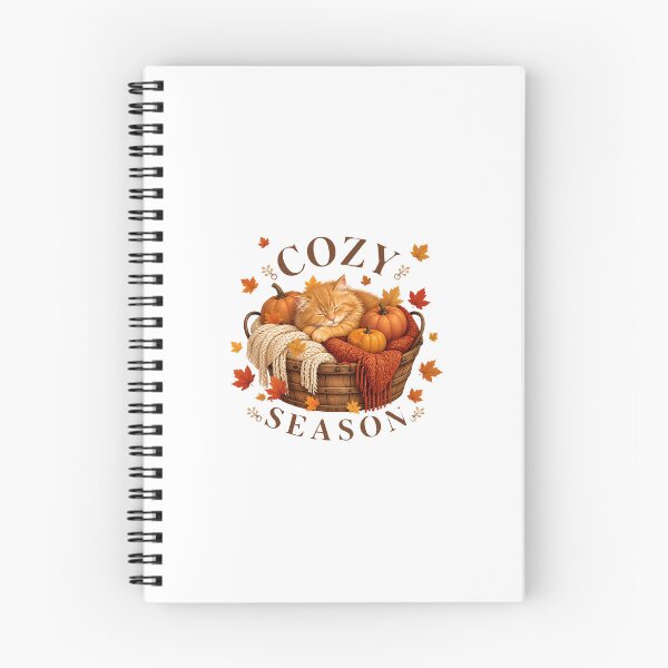 Item preview, Cozy Season Sleeping Cat In Pumpkin Basket Autumn Art designed and sold by Créative touche .
