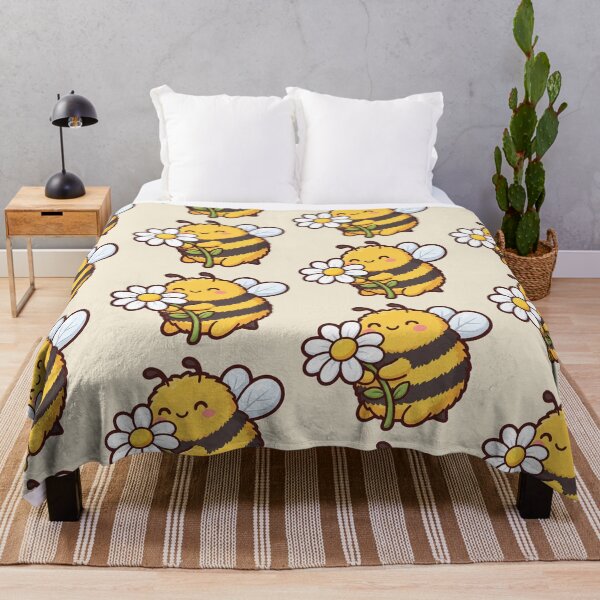 Item preview, Cute Bumblebee Hugging a Daisy designed and sold by Rariks.