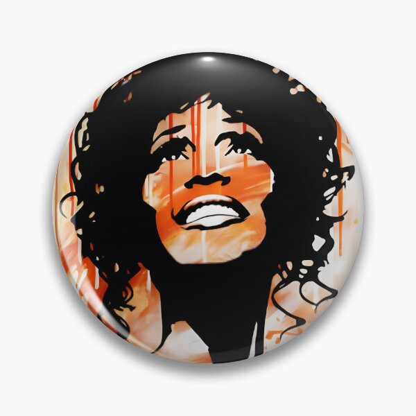 Item preview, Whitney Houston Inspired Paint Drip Art Design designed and sold by Salah Diab.