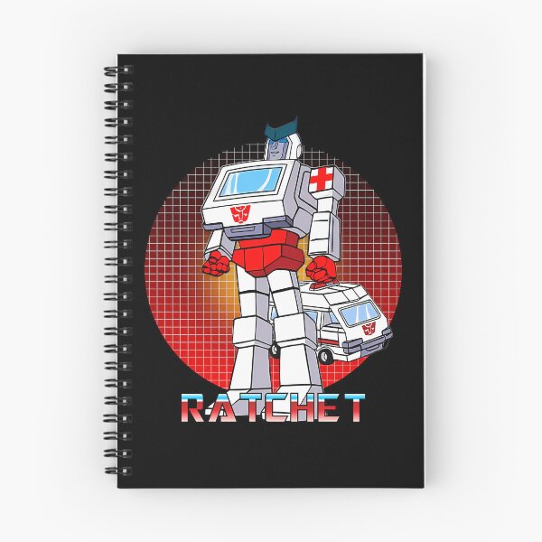 Item preview, White Red Medic Rescue Robot Standing Beside Ambulance Van designed and sold by EvanGrahamg.
