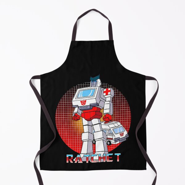 Item preview, White Red Medic Rescue Robot Standing Beside Ambulance Van designed and sold by EvanGrahamg.