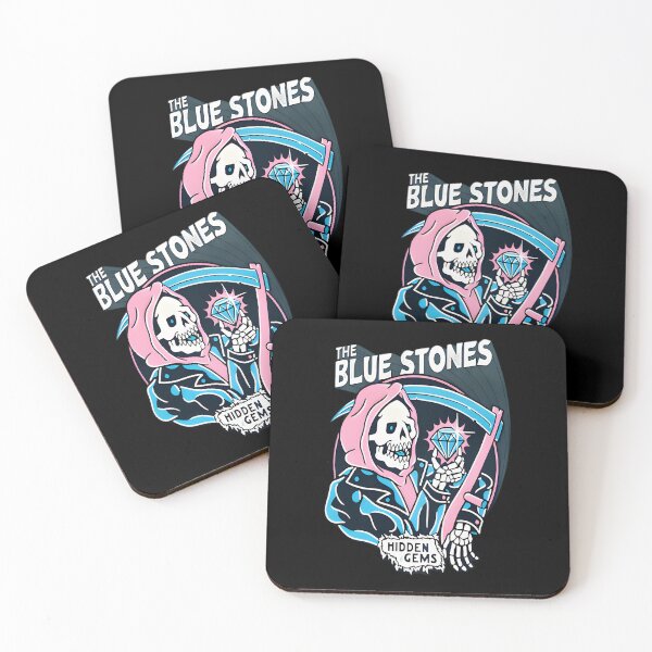 Item preview, TheBlueStones Neon Grim Reaper Hidden Gems Diamond Art designed and sold by EruvynStudiose.