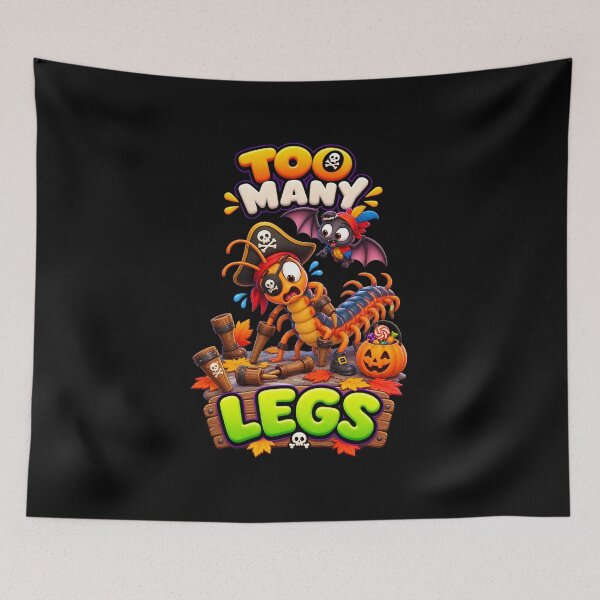 Item preview, Too Many Legs Funny Halloween Centipede designed and sold by Yomere.