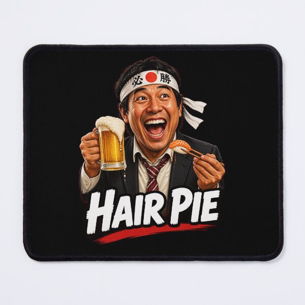 Item preview, HAIR PIE Japanese Man Beer Sushi Headband Fun-18 designed and sold by MarianBetty.
