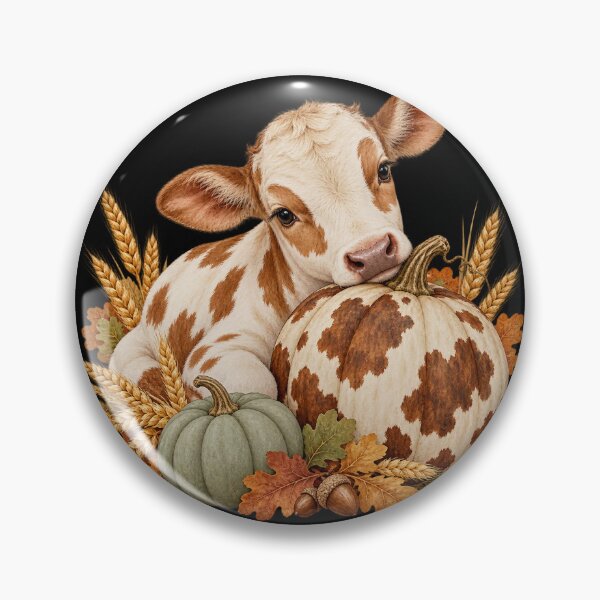 Item preview, Spotted Calf Harvest Pumpkin designed and sold by haitrieuic96.