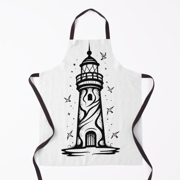 Item preview, Tribal Lighthouse Tattoo Flash Design designed and sold by Qubivibe.