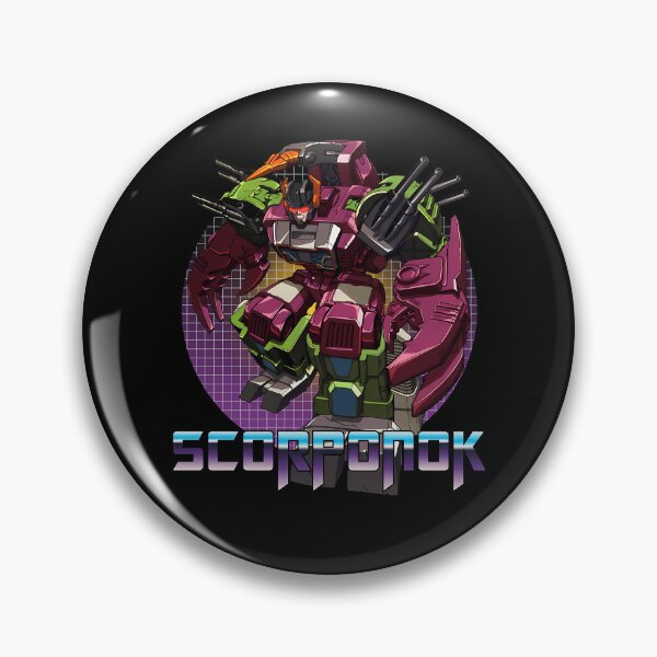 Item preview, Purple Green Giant Scorpion Robot Crouching With Cannons designed and sold by EvanGrahamg.