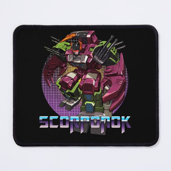 Item preview, Purple Green Giant Scorpion Robot Crouching With Cannons designed and sold by EvanGrahamg.