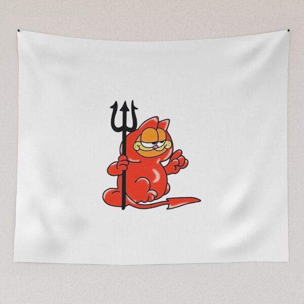 Item preview, Garfield Red Devil Pitchfork Halloween Costume designed and sold by Strayplaym.