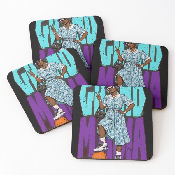 Item preview, Grand Mama Larry Johnson Retro Basketball Vibe-49 designed and sold by MarianBetty.