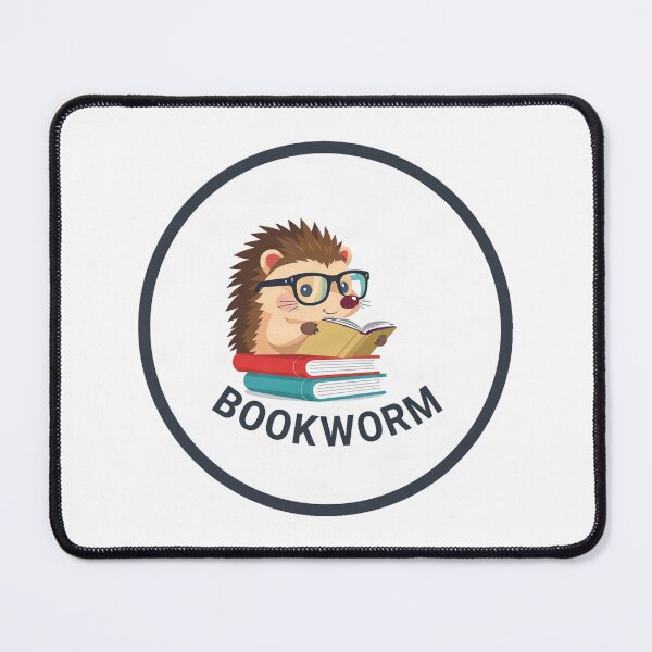 Item preview, Cute Hedgehog Reading Bookworm Design designed and sold by Arc2020.