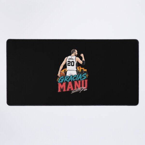 Item preview, Gracias Manu Ginobili 20 Spurs NBA Basketball-25 designed and sold by MarianBetty.