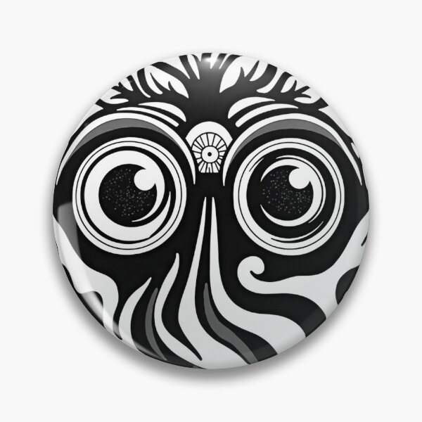 Item preview, Tribal Binoculars Tattoo Flash Design designed and sold by Qubivibe.