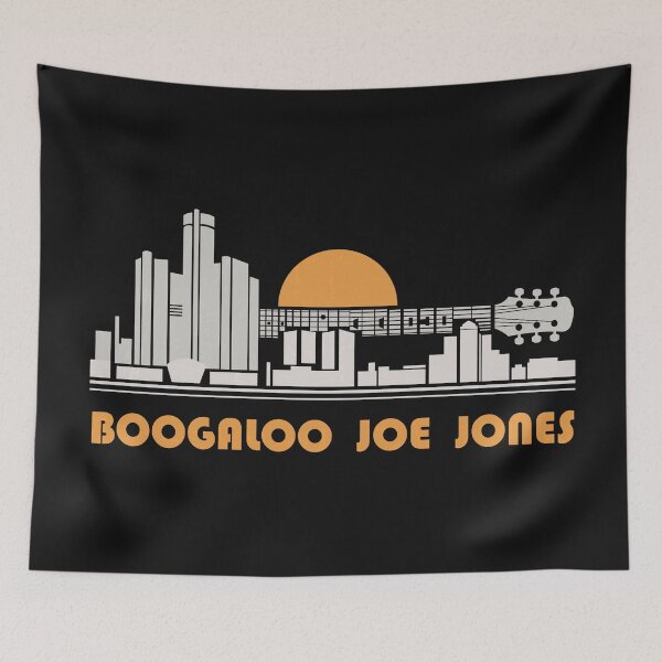 Item preview, Boogaloo Joe Jones Detroit Soul Jazz Guitar Retro Vintage Skyline designed and sold by THE MODA STEREO.