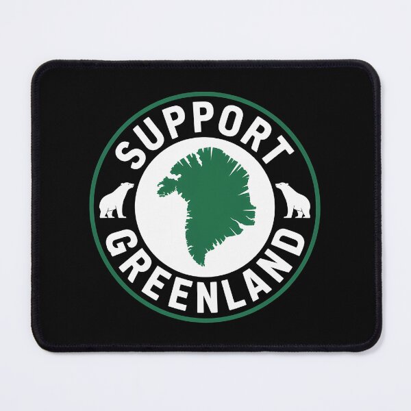 Item preview, I support Greenland – Polar Bear Vintage Print designed and sold by LoFizzy.