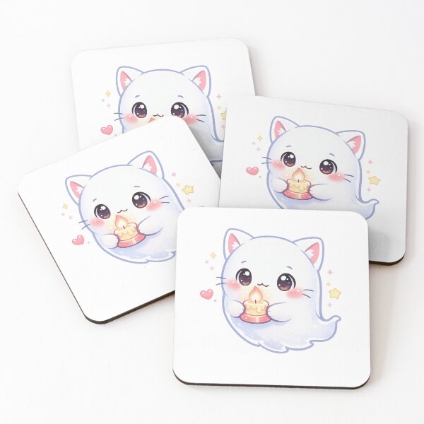 Item preview, Candle Ghost Kitty designed and sold by Sommium .