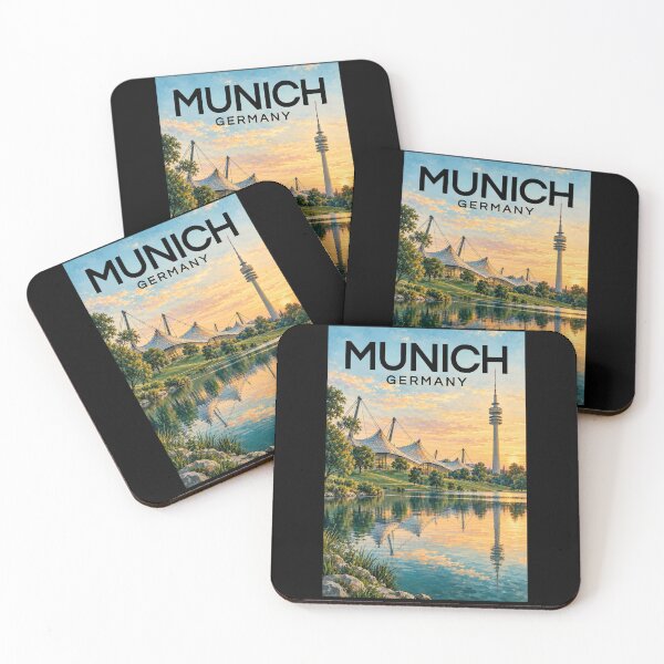 Item preview, Parque Olímpico de Múnich - Alemania designed and sold by GoodOldVintage.