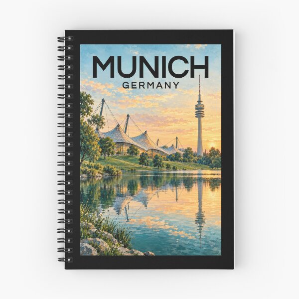Item preview, Parque Olímpico de Múnich - Alemania designed and sold by GoodOldVintage.