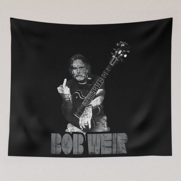 Item preview, BobWeir Middle Finger Flipping The Bird Rock Legend designed and sold by EruvynStudiose.