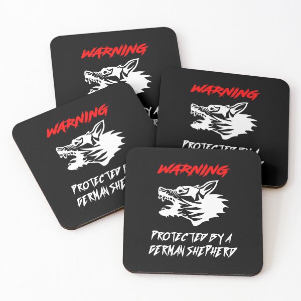 Item preview,  Warning Protected By A German Shepherd Funny Pet Lover designed and sold by NikkoleBeazer1.