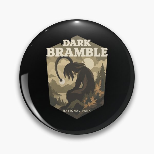 Item preview, Dark Bramble Badge designed and sold by FieldsnancyArts.
