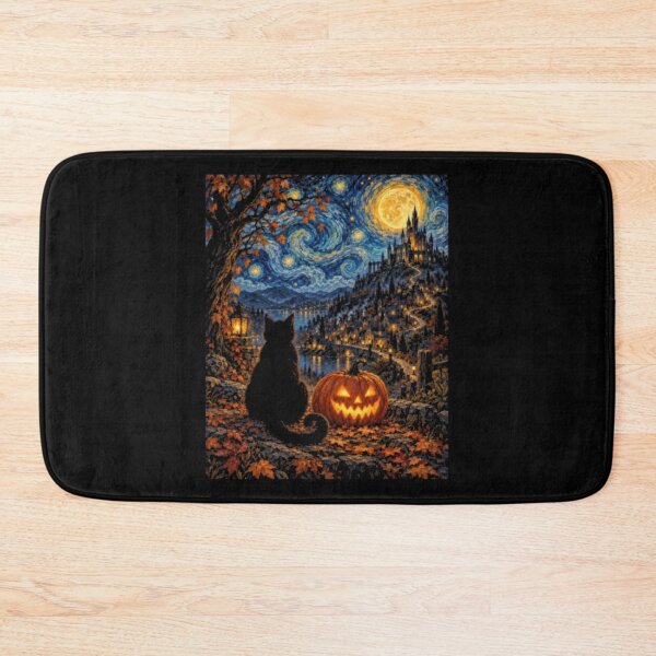 Item preview, halloween cat designed and sold by ghanagjkiyf.