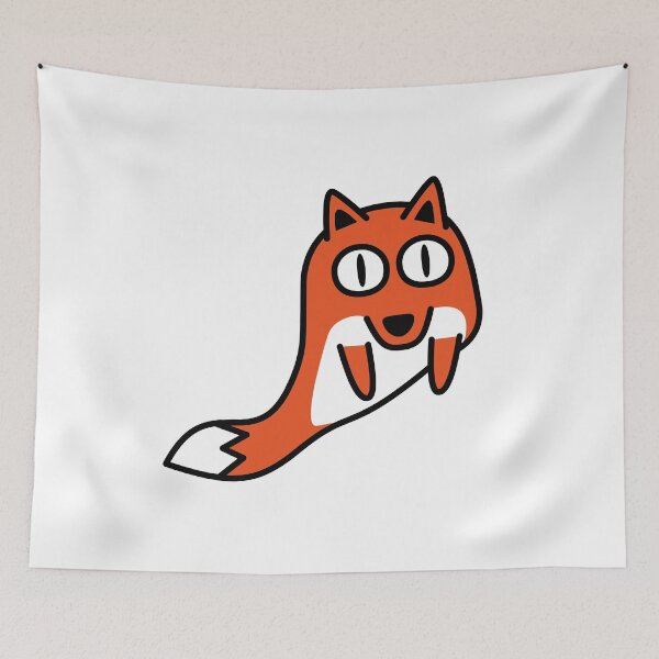 Item preview, Cute Floating Kitsune Fox Spirit – Funny Ghost Fox Gift for Fox and Animal Lovers designed and sold by Wurstlady.