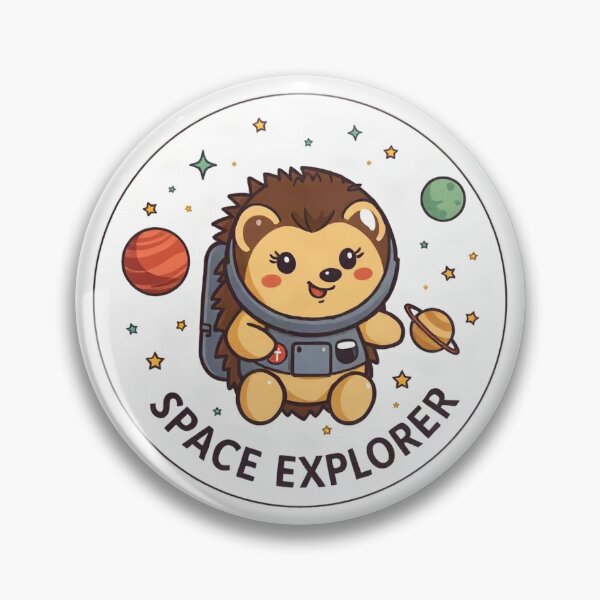 Artikelvorschau, Kunst über die Erforschung des Weltraums mit Igel-Astronauten entworfen und verkauft von Arc2020.