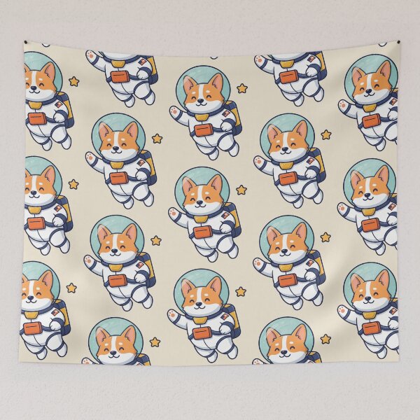 Item preview, Corgi Astronaut Floating in Space designed and sold by Rariks.
