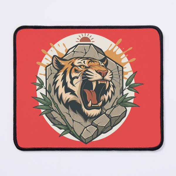 Item preview, Roaring Tiger In The Wild Mountains designed and sold by ellieknight911.