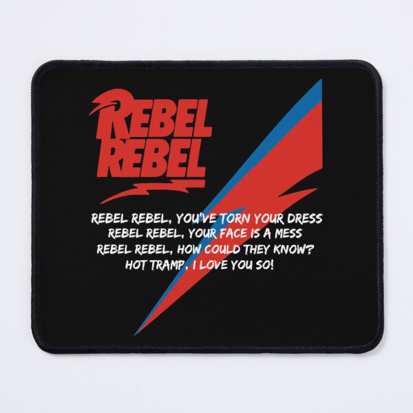 Item preview, David Bowie Rebel Rebel Lyric Graphic designed and sold by Lonnieicki.