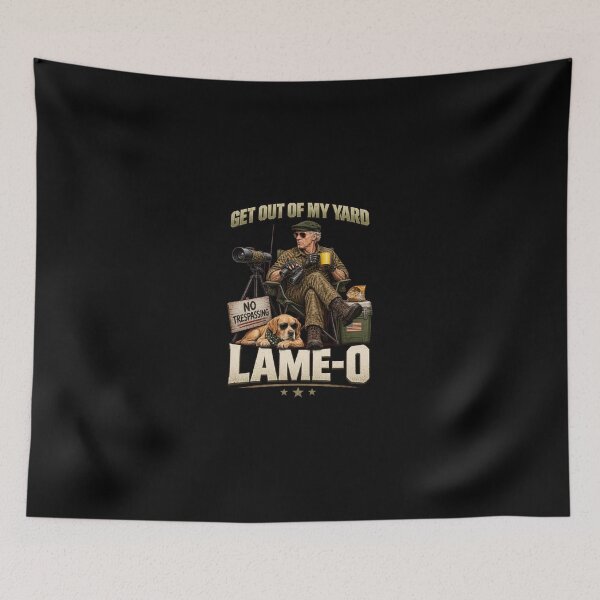 Item preview, Get Out Of My Yard Lame-O Dog Man Surveillance-29 designed and sold by MarianBetty.