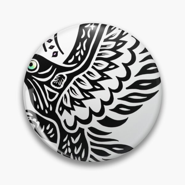 Item preview, Zambia Wildlife Eagle Tattoo Flash Design designed and sold by Qubivibe.