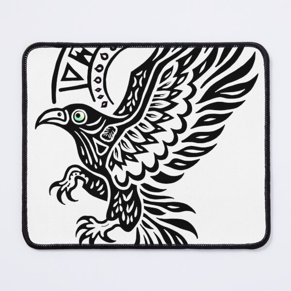 Item preview, Zambia Wildlife Eagle Tattoo Flash Design designed and sold by Qubivibe.