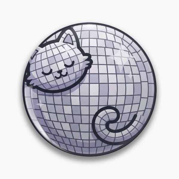Item preview, Disco Ball Cat Curled Up designed and sold by Rariks.