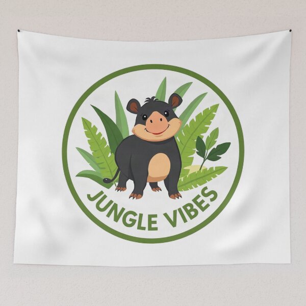 Item preview, Cute Tapir Jungle Vibes designed and sold by Arc2020.