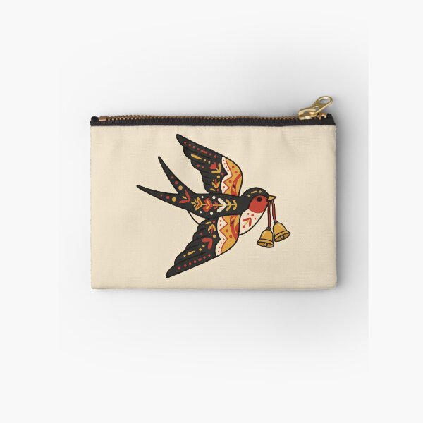 Item preview, Folk Art Swallow with Golden Bells designed and sold by Rariks.