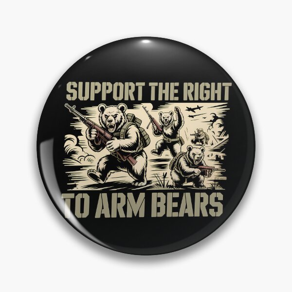Item preview, Support The Right To Arm Bears – Funny 2nd Amendment Pun Design designed and sold by LoFizzy.