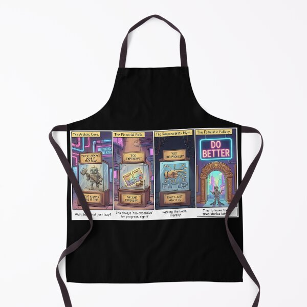 Item preview, Museum of Excuses – Four Retro Excuses Against Progress designed and sold by Mianku | Für das Leben.