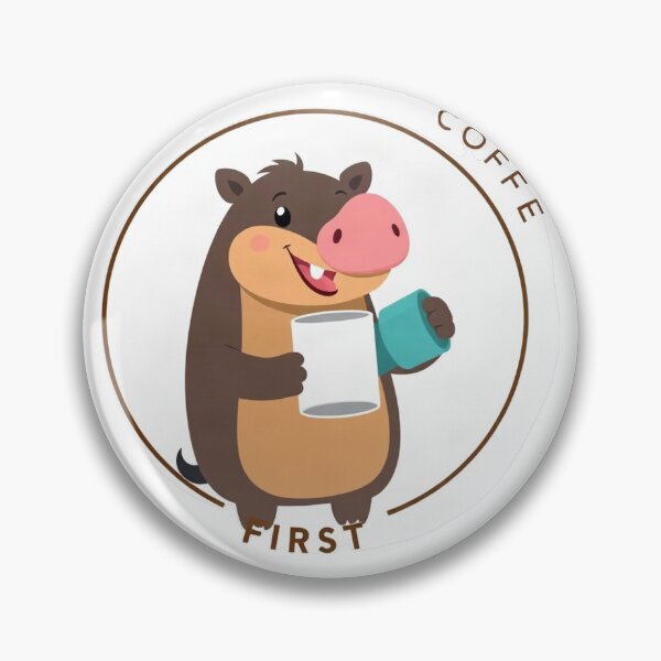 Item preview, Happy Tapir Coffee Lover Design designed and sold by Arc2020.
